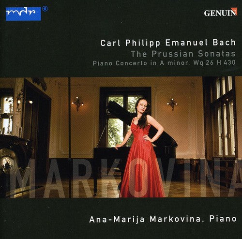 the album cover for Ana-Marija Markovina - Prussian Sonatas