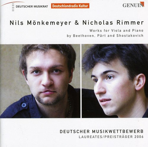 Beethoven / Part / Shostakovich / Rimmer - Works For Viola & Piano - Music CD