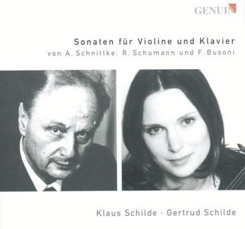 the album cover for Gertrud Schilde - Sonatas for Violin & Piano