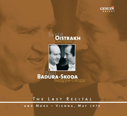 Mozart / Schubert / Beethoven / Oistrakh - Last Recital With Paul Badura-skoda - Music CD