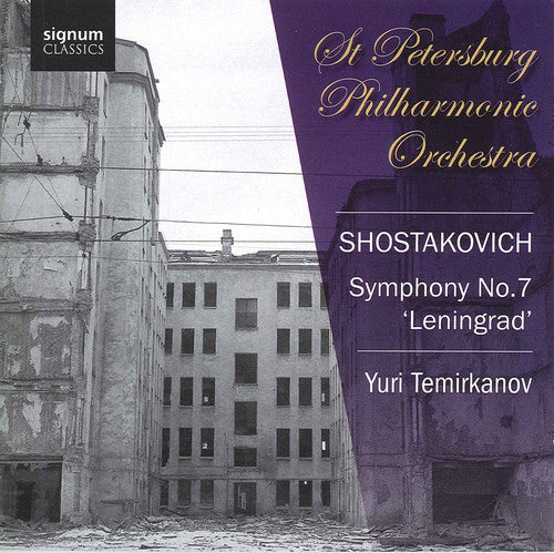 the album cover for Yuri Temirkanov - Symphony No 7