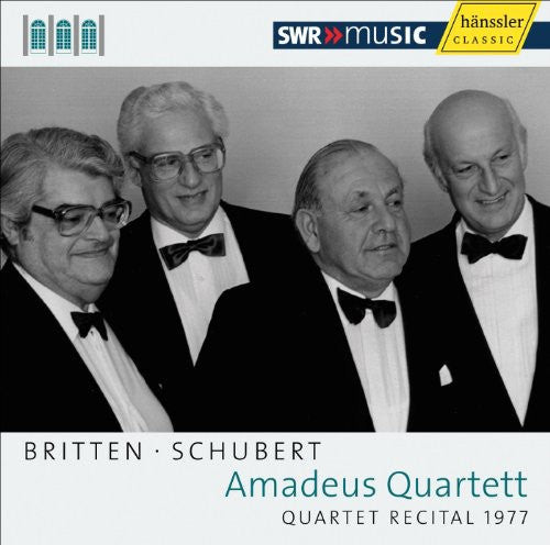 Amadeus Quartet / Britten / Schubert - Quartet Recital 1977 - Music CD