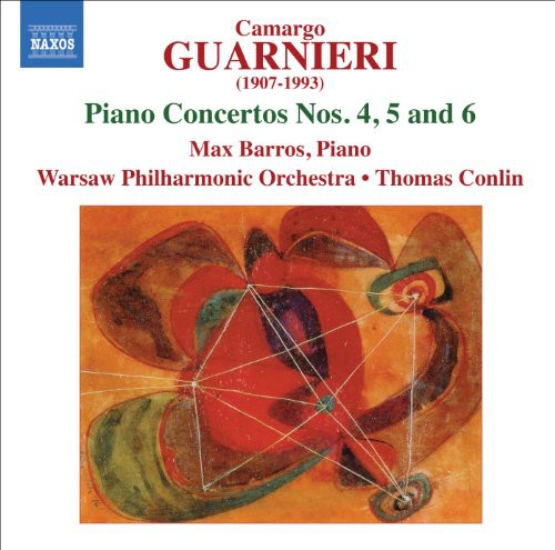 the album cover for C. GUARNIERI - Piano Concertos Nos 4-6
