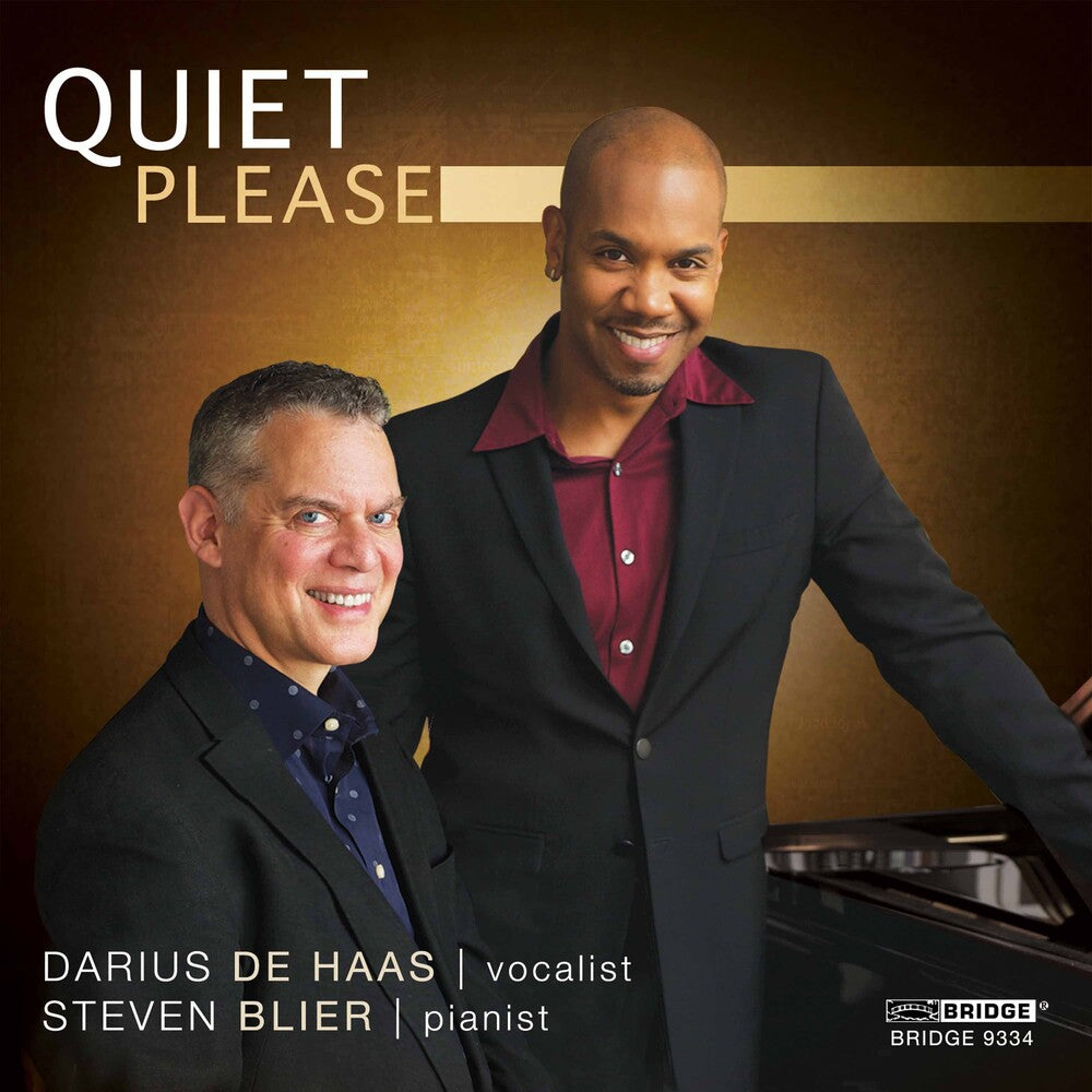 the album cover for Steven Blier - Quiet Please
