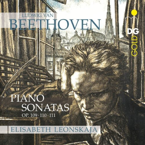 the album cover for Elisabeth Leonskaja - Piano Sonatas Op 109-111
