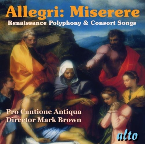 Allegri / Pro Cantione Antiqua / Brown - Miserere Renaissance Polyphony & Part Songs - Music CD