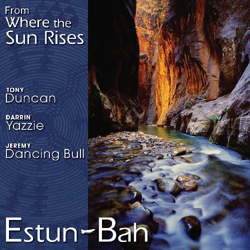 the album cover for Estun-Bah - From Where the Sun Rises