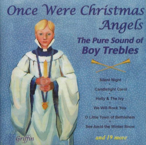 the album cover for Various Boy Trebles - Once Were Christmas Angels