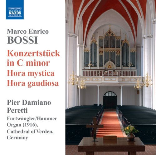 the album cover for Pier Damiano Peretti - Organ Music: Konzertstuck in C minor