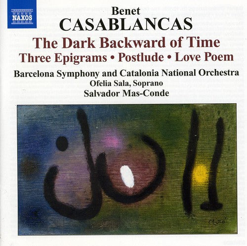 the album cover for Salvador Mas Conde - Dark Backward Of Time / Three Epigrams