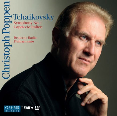 the album cover for Christoph Poppen - Symphony No 1 / Capriccio Italien
