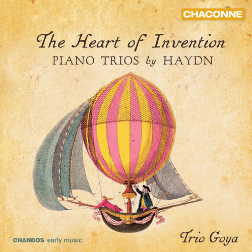 the album cover for Goya - Heart of Invention: Piano Trios By Haydn