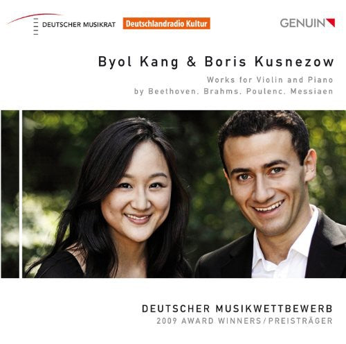 Kang / Kusnezow / Beethoven / Brahms / Poulenc - Works For Violin & Piano - Music CD