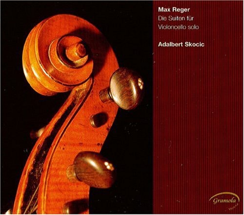 the album cover for Adalbert Skocic - 3 Suites for Solo Cello
