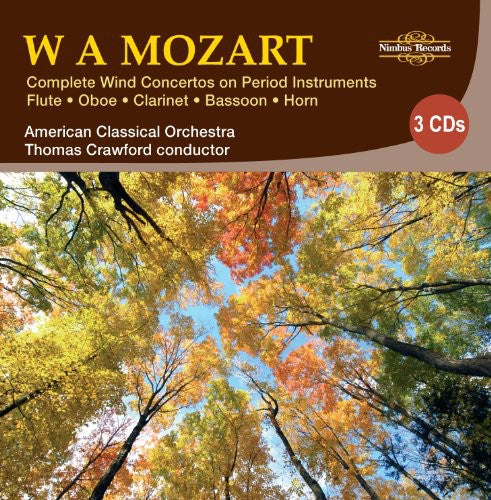 the album cover for W.A. Mozart - Complete Wind Concertos