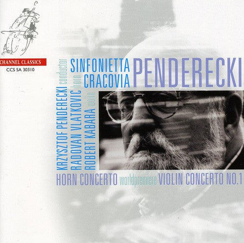 the album cover for Penderecki / Kabara / Sinfonietta Cracovia - Violin Concertos / Horn Concertos / Winterreise