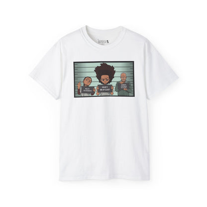 The Boondocks - Mugshot White Eco Mens T Shirt
