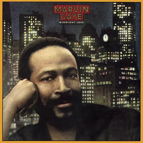 the album cover for Marvin Gaye - Midnight Love