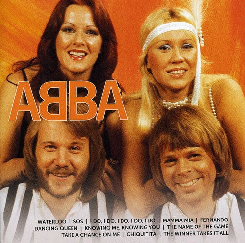 the album cover for ABBA - Icon