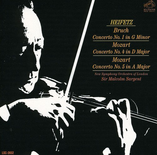 the album cover for Jascha Heifetz - Violin Concerto No. 1