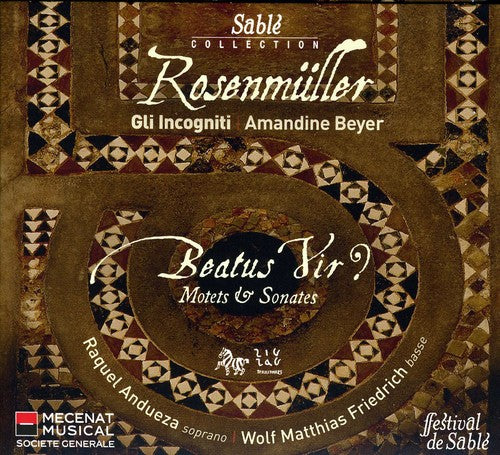 Rosenmuller / Andueza / Friedrich / Incogniti - Beautus Vir - Music CD