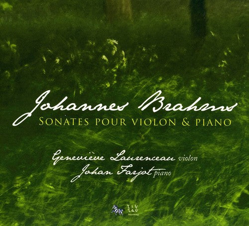 the album cover for Genevieve Laurenceau - Violin Sonatas [Digipak]