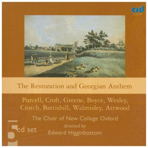 the album cover for Choir Of New College Oxford - Restoration & Gregorian Anthem