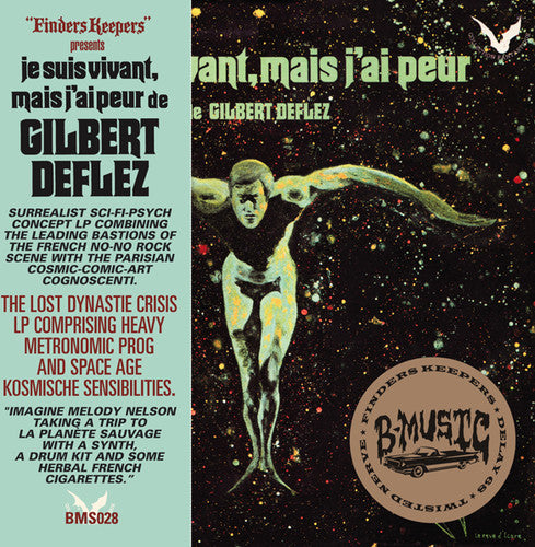 the album cover for Jacky Chalard - Je Sus Vivant Mais J'al Peur de Gilbert Deflez