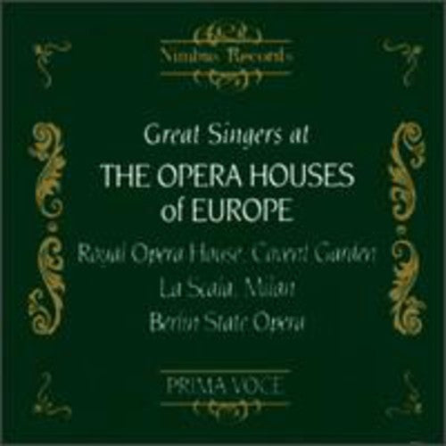 Great Singers: Opera Houses Of Europe / Various - Great Singers: Opera Houses Of Europe / Various - Music CD