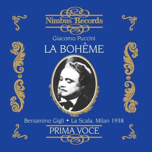 the album cover for Beniamino Gigli - La Boheme
