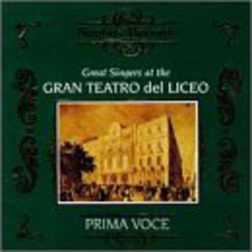 the album cover for GREAT SINGERS AT THE GRAN TEAT - Great Singers at Gran Teatro Del Liceo / Various