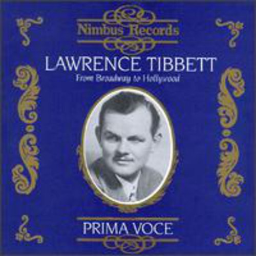 the album cover for LAWRENCE TIBBETT - From Broadway to Hollywood