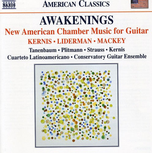 the album cover for DAVID TANENBAUM - Awakenings: New American Chamber Music for Guitar