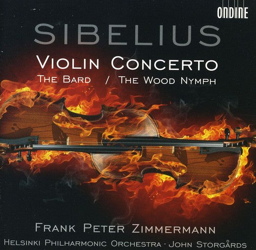 the album cover for Zimmerman/Schiff - Violin Concerto / the Band / the Wood Nymph