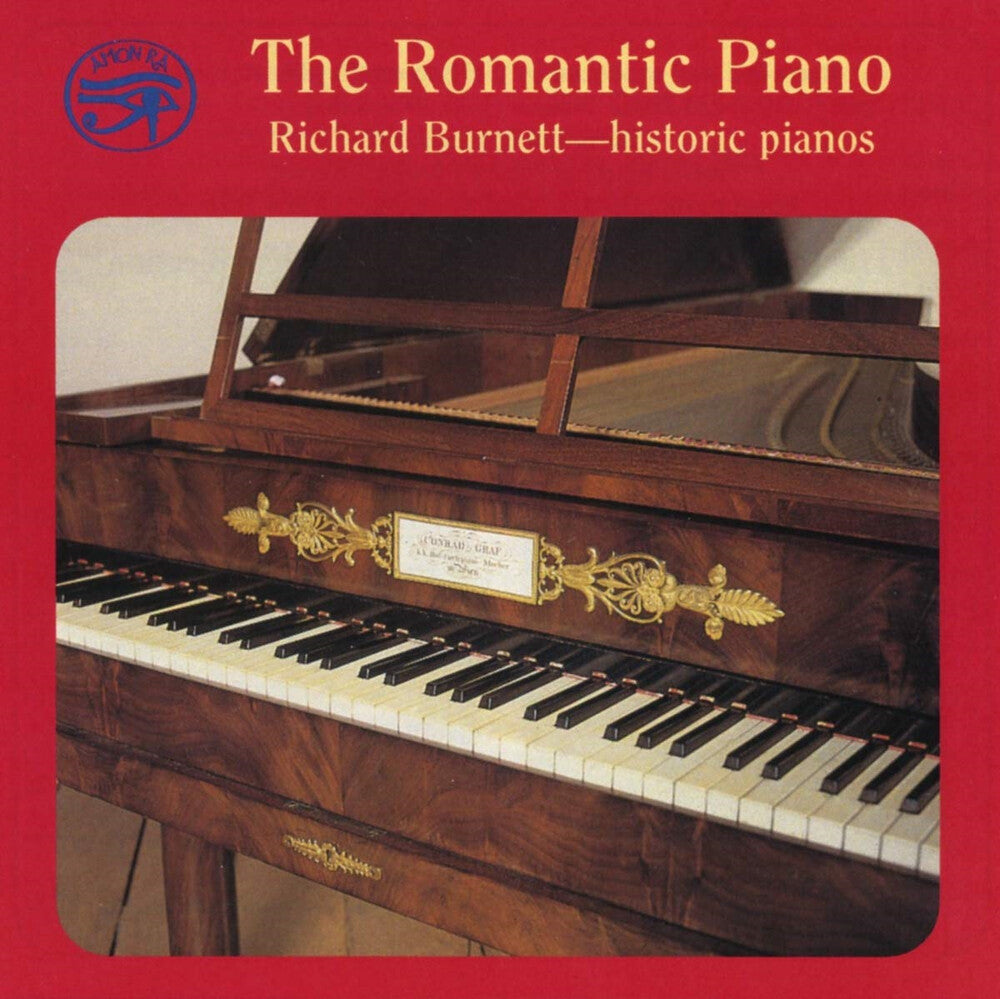 the album cover for Richard Burnett - Romantic Piano