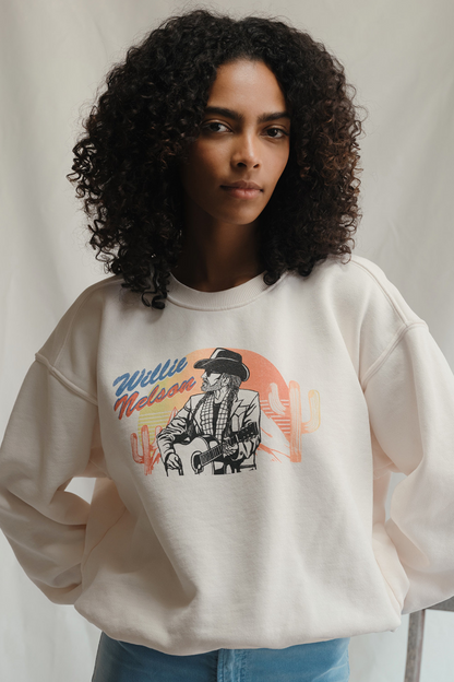 Willie Nelson Bloody Mary Morning Womens Sweatshirt