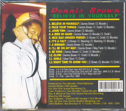 Dennis Brown - Believe In Yourself Music CD