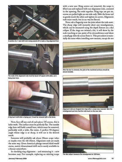 Rifle January 2024 - The Sporting Firearms Journal: Best Of West Altopo 6.5 PRC, Long Guns, Sharps Conversions, Notes On Scope Attachment, Christensen Arms MPR, POF Tombstone & Modern Levergun!