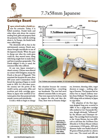 Handloader - February 2024: Reloading Handguns, Wildcat Cartridges, Rifle Ammunition, 22 Creedmoor, New Savage 1911, 257 Weatherby Magnum, 45 Colt Rifle & More!