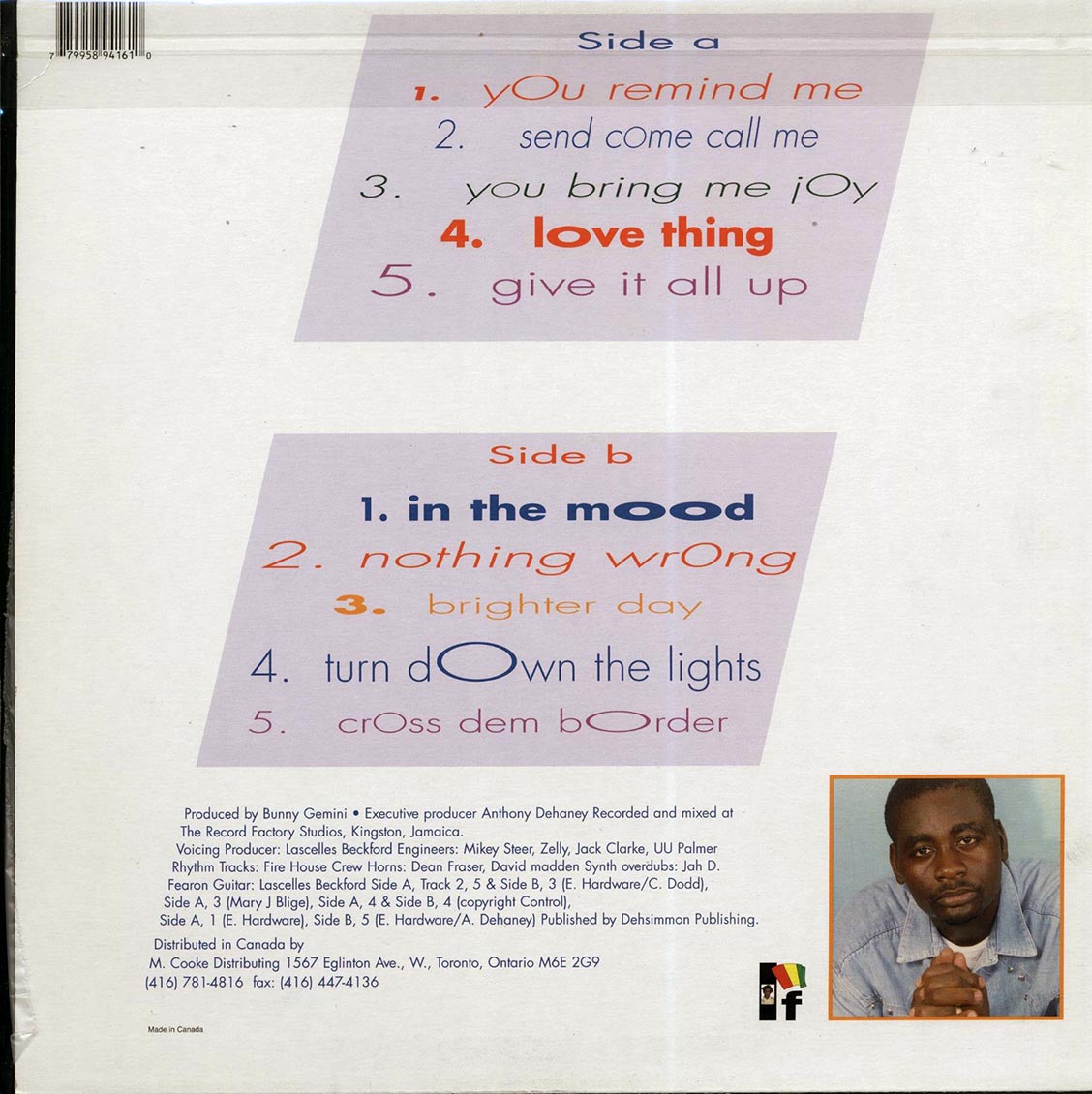 Singing Melody - Love Thing (orig. press) Vinyl Record