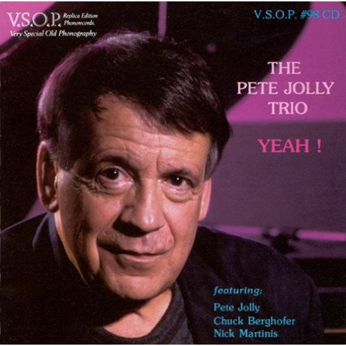 the album cover for Pete Jolly Trio - Yeah