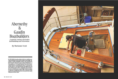 Pacific Yachting - March 2024: Peace & Quiet At Tumbo Island, Tarp Tips For Bottom Painting, Find Your Own Solitude, Keeping It Simple, Wooden Boatbuilding & More!