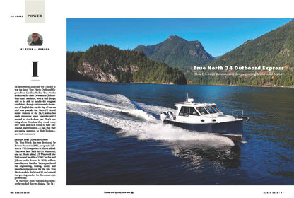 Pacific Yachting - March 2024: Peace & Quiet At Tumbo Island, Tarp Tips For Bottom Painting, Find Your Own Solitude, Keeping It Simple, Wooden Boatbuilding & More!