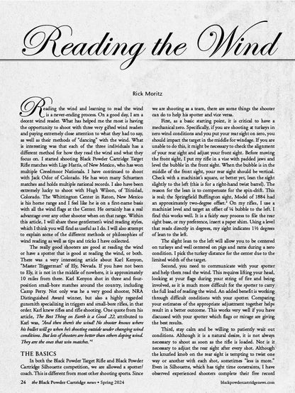 Black Powder Cartridge News - Spring 2024: Remembering Miles Gilbert, Boss Buffalo Hunter Jim White, Reading The Wind, Remington-Type Revolving Carbine, 1894 Cimarron Short Rifle Review & More!
