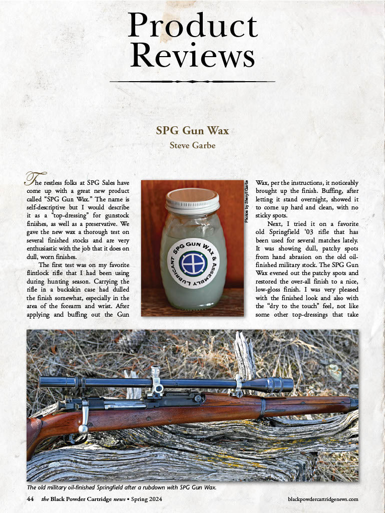 Black Powder Cartridge News - Spring 2024: Remembering Miles Gilbert, Boss Buffalo Hunter Jim White, Reading The Wind, Remington-Type Revolving Carbine, 1894 Cimarron Short Rifle Review & More!