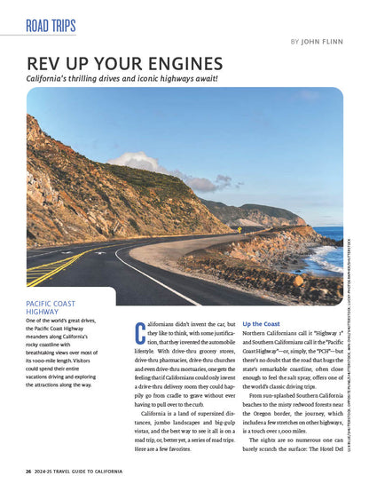 California - 2024 & 2025 Travel Guide: 17 Best Local Drives, 12 Tourism Regions To Explore, Wine Country, Theme Parks, Casinos, Museums & Art, State & National Parks, Deserts, Road Trips & More!