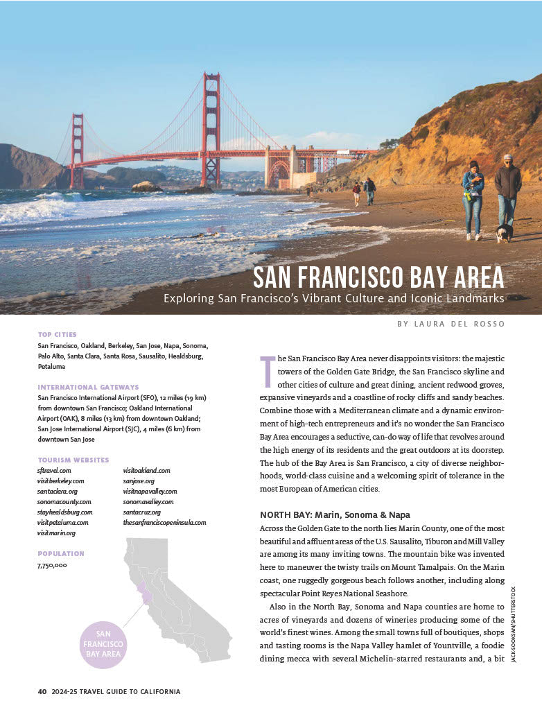 California - 2024 & 2025 Travel Guide: 17 Best Local Drives, 12 Tourism Regions To Explore, Wine Country, Theme Parks, Casinos, Museums & Art, State & National Parks, Deserts, Road Trips & More!