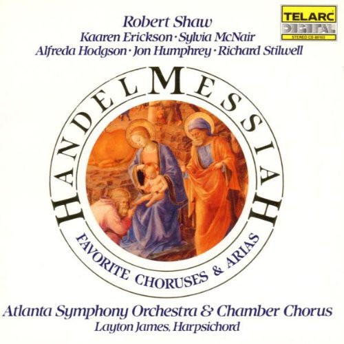 the album cover for G.F. Handel - Messiah (Hlts)