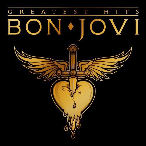 the album cover for Bon Jovi - Greatest Hits