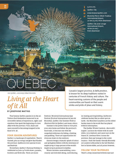 Canada - 2024 & 2025 Travel Guide: Canada's Best Getaways, Essential Information, 13 Provinces & Territories, Cities, Road Trips, Indigenous Travel, Natural Wonders, Drinks, Food, Cruises, Maps & More
